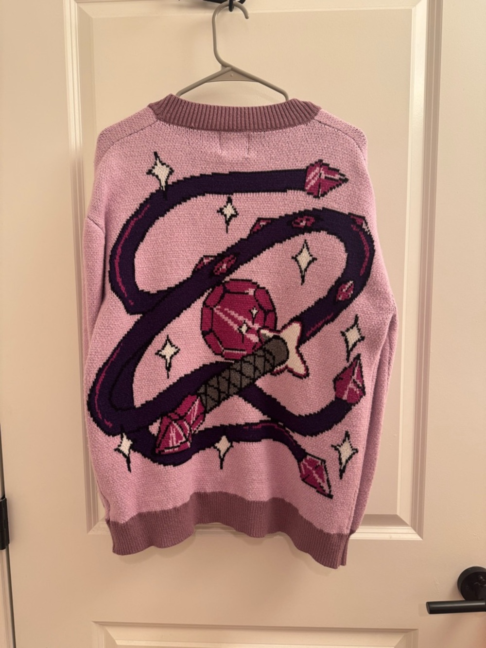 Steady Hands Sweater S/M Women Purple